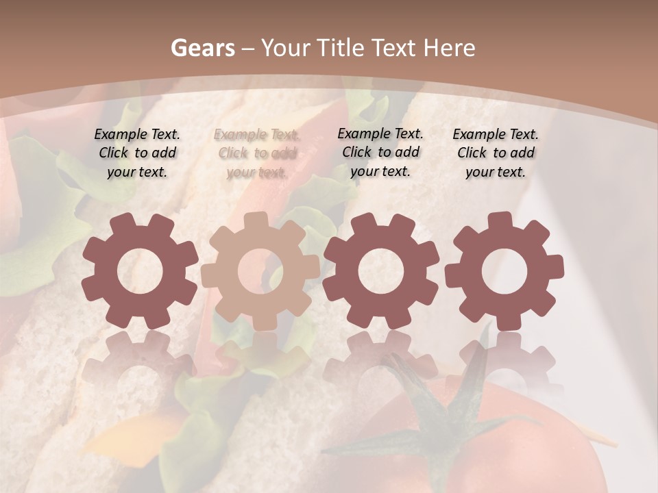 Vegetarian Breakfast Cuisine PowerPoint Template