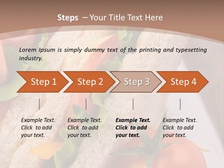 Vegetarian Breakfast Cuisine PowerPoint Template