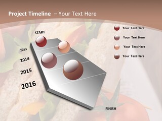 Vegetarian Breakfast Cuisine PowerPoint Template