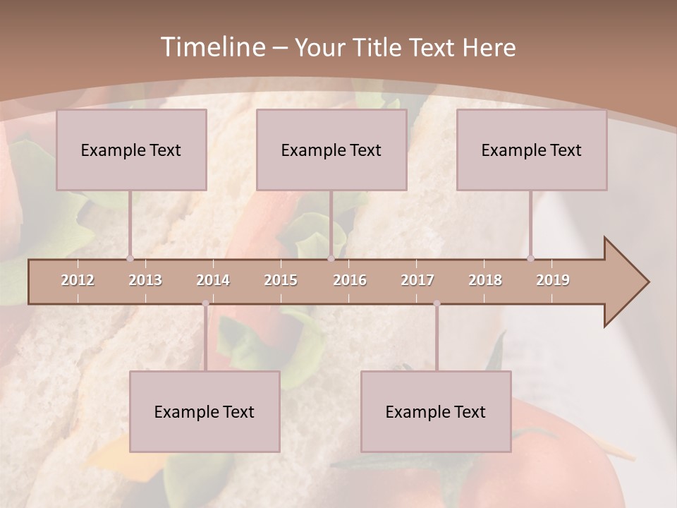 Vegetarian Breakfast Cuisine PowerPoint Template