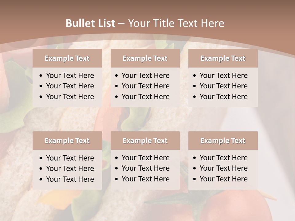 Vegetarian Breakfast Cuisine PowerPoint Template