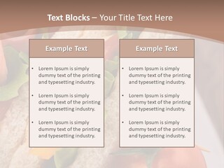Vegetarian Breakfast Cuisine PowerPoint Template