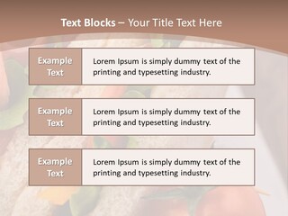 Vegetarian Breakfast Cuisine PowerPoint Template