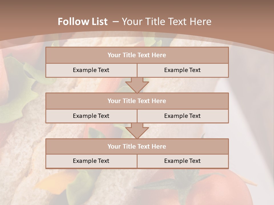 Vegetarian Breakfast Cuisine PowerPoint Template
