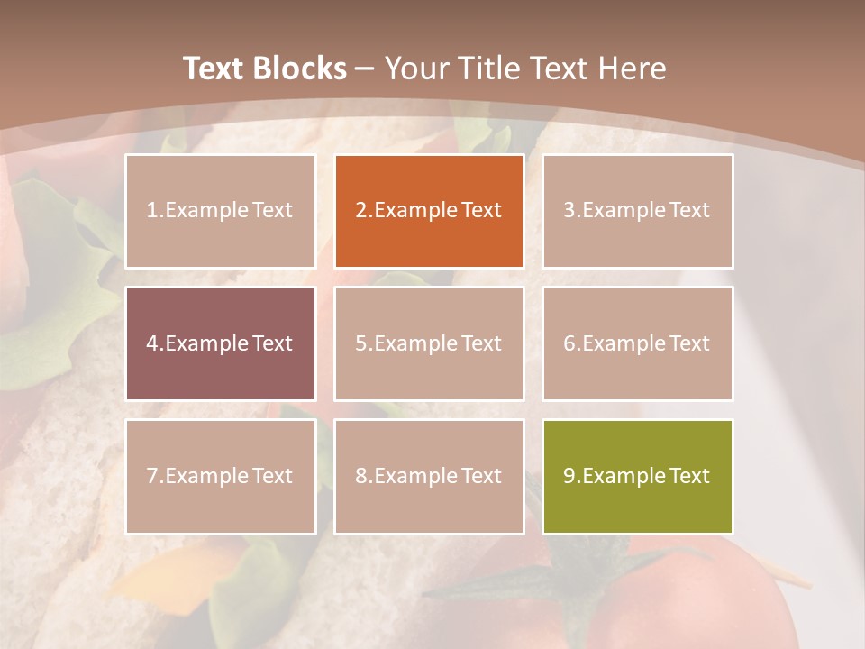 Vegetarian Breakfast Cuisine PowerPoint Template