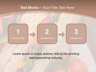 Vegetarian Breakfast Cuisine PowerPoint Template