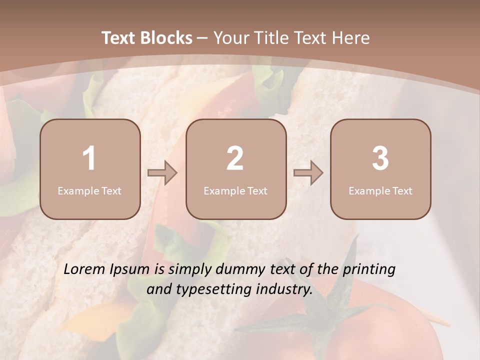 Vegetarian Breakfast Cuisine PowerPoint Template