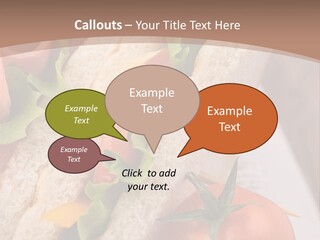 Vegetarian Breakfast Cuisine PowerPoint Template