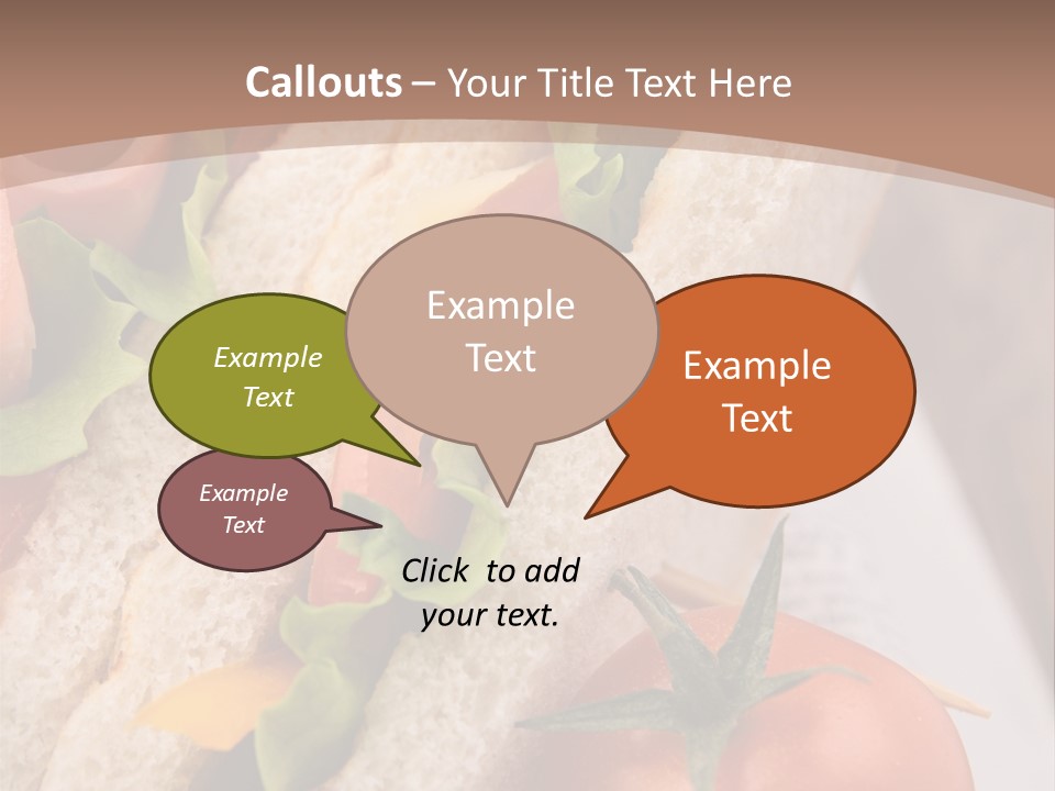 Vegetarian Breakfast Cuisine PowerPoint Template