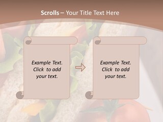 Vegetarian Breakfast Cuisine PowerPoint Template