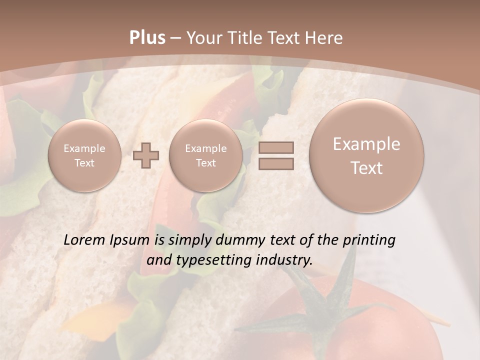 Vegetarian Breakfast Cuisine PowerPoint Template