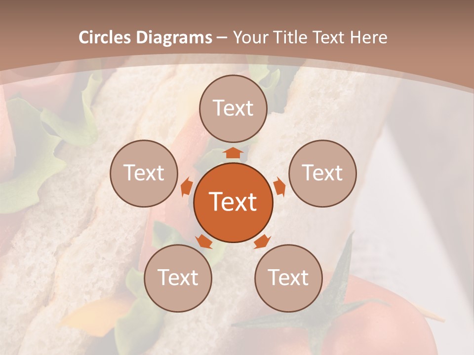 Vegetarian Breakfast Cuisine PowerPoint Template
