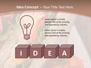 Vegetarian Breakfast Cuisine PowerPoint Template