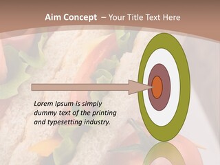 Vegetarian Breakfast Cuisine PowerPoint Template