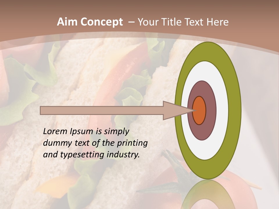 Vegetarian Breakfast Cuisine PowerPoint Template