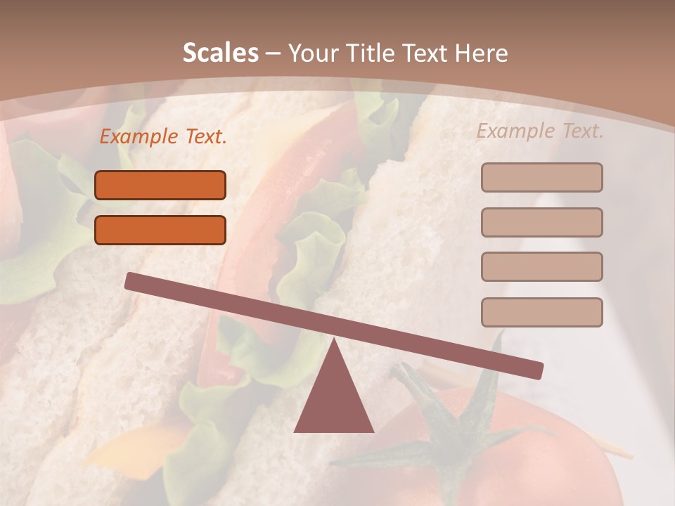 Vegetarian Breakfast Cuisine PowerPoint Template