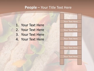 Vegetarian Breakfast Cuisine PowerPoint Template