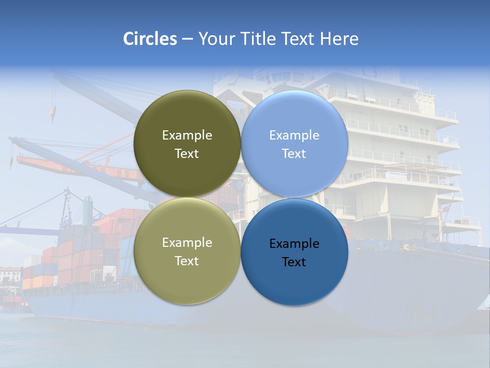 Industry Freight Freighter PowerPoint Template