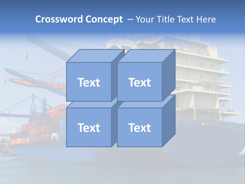 Industry Freight Freighter PowerPoint Template