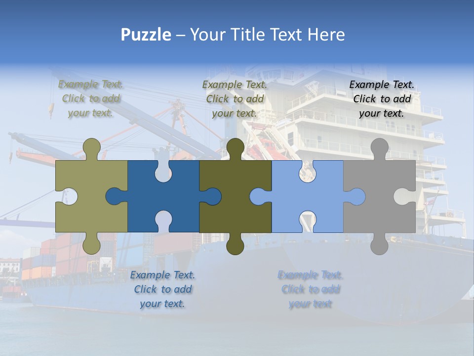Industry Freight Freighter PowerPoint Template