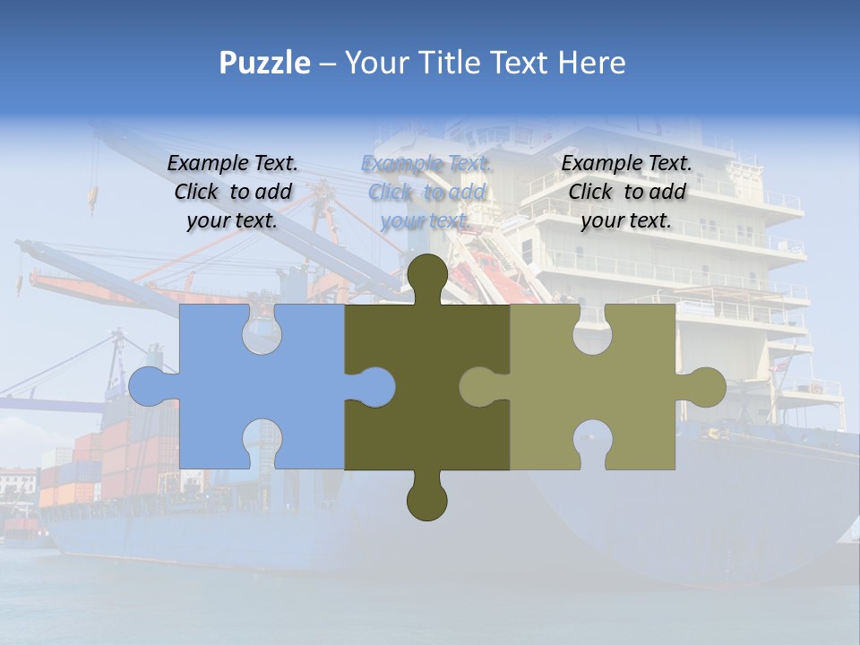 Industry Freight Freighter PowerPoint Template