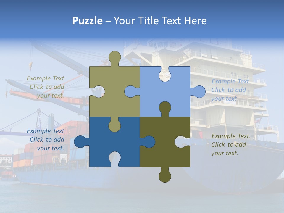 Industry Freight Freighter PowerPoint Template