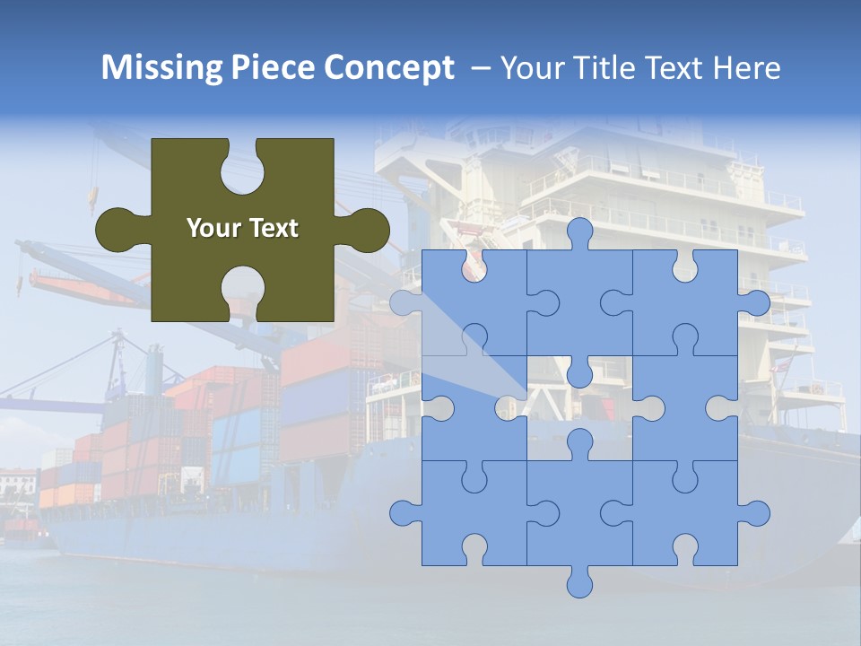 Industry Freight Freighter PowerPoint Template