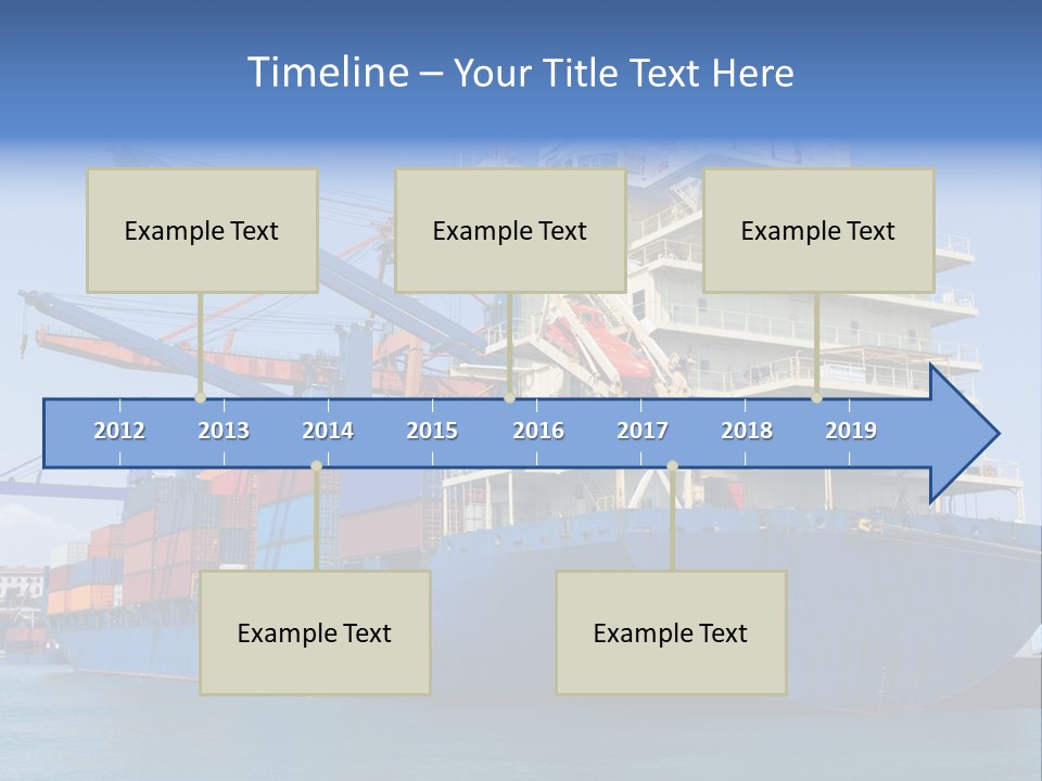 Industry Freight Freighter PowerPoint Template
