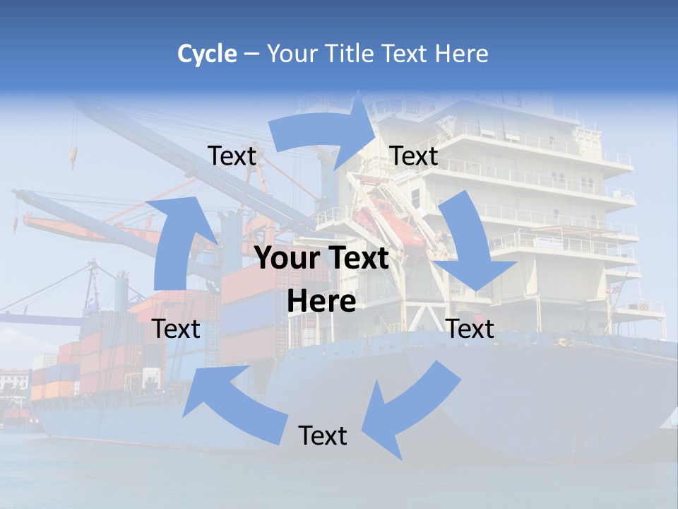 Industry Freight Freighter PowerPoint Template