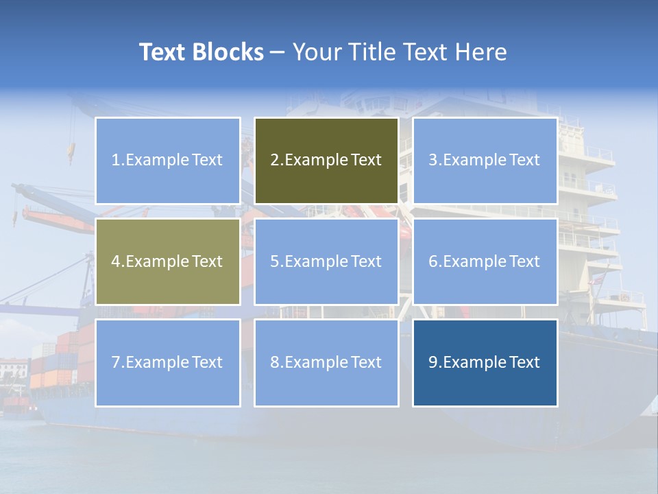 Industry Freight Freighter PowerPoint Template