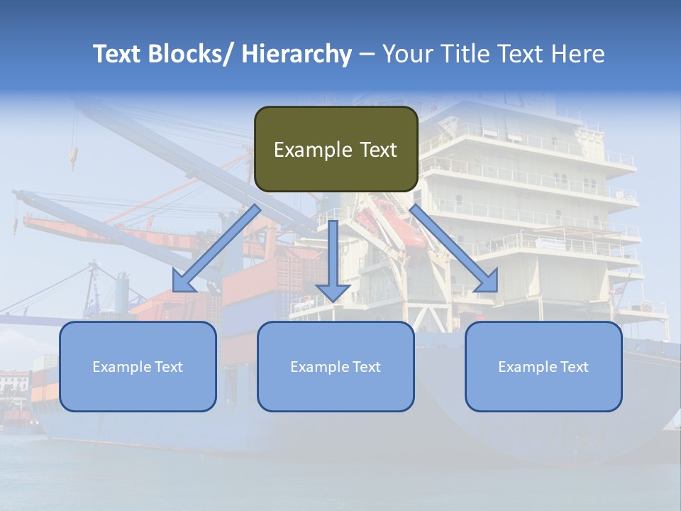 Industry Freight Freighter PowerPoint Template
