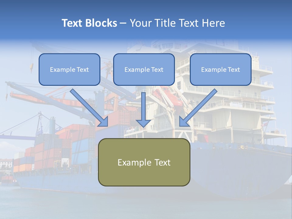 Industry Freight Freighter PowerPoint Template
