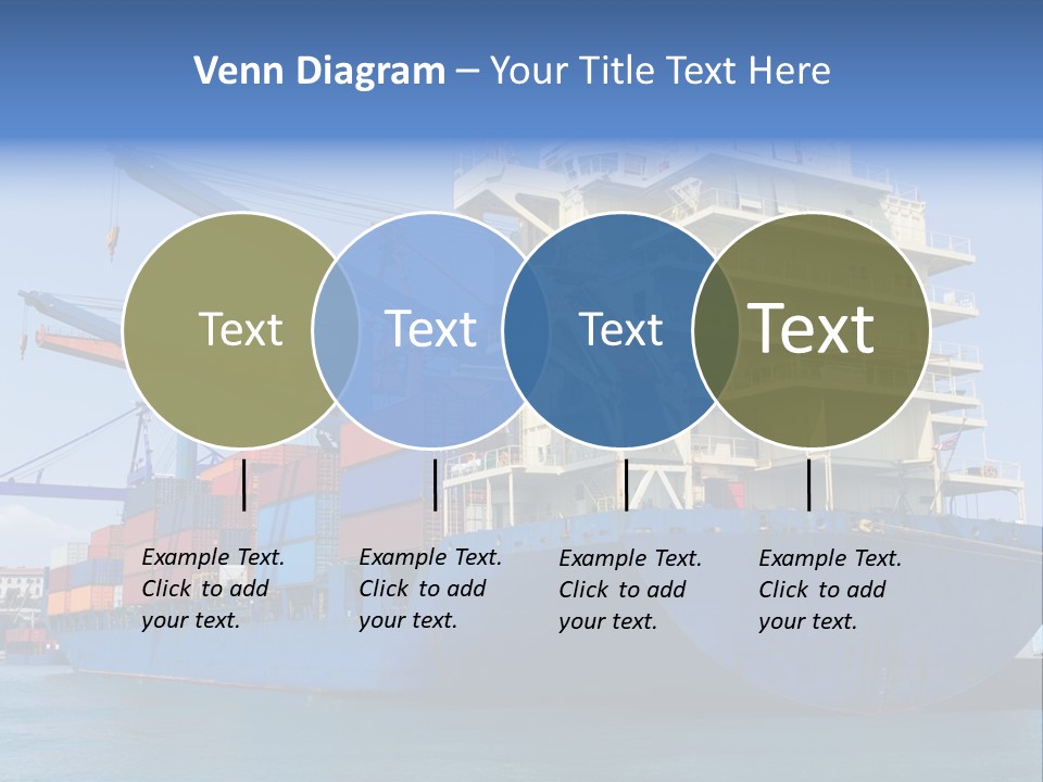 Industry Freight Freighter PowerPoint Template