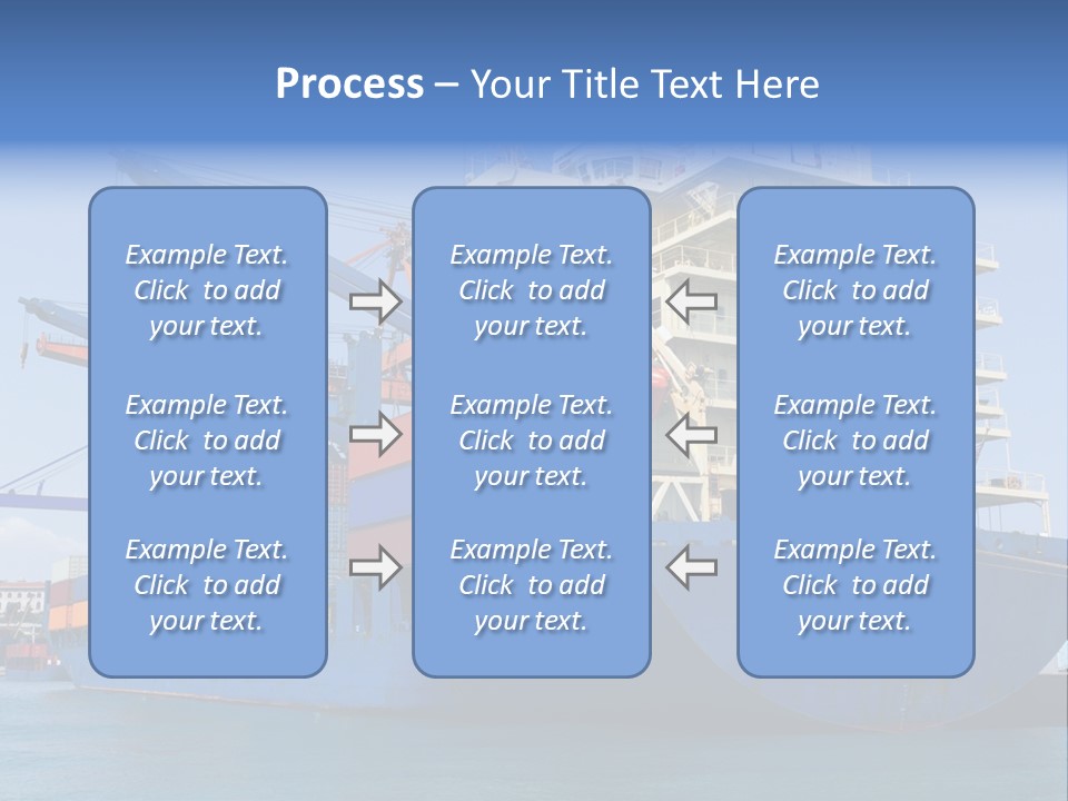 Industry Freight Freighter PowerPoint Template