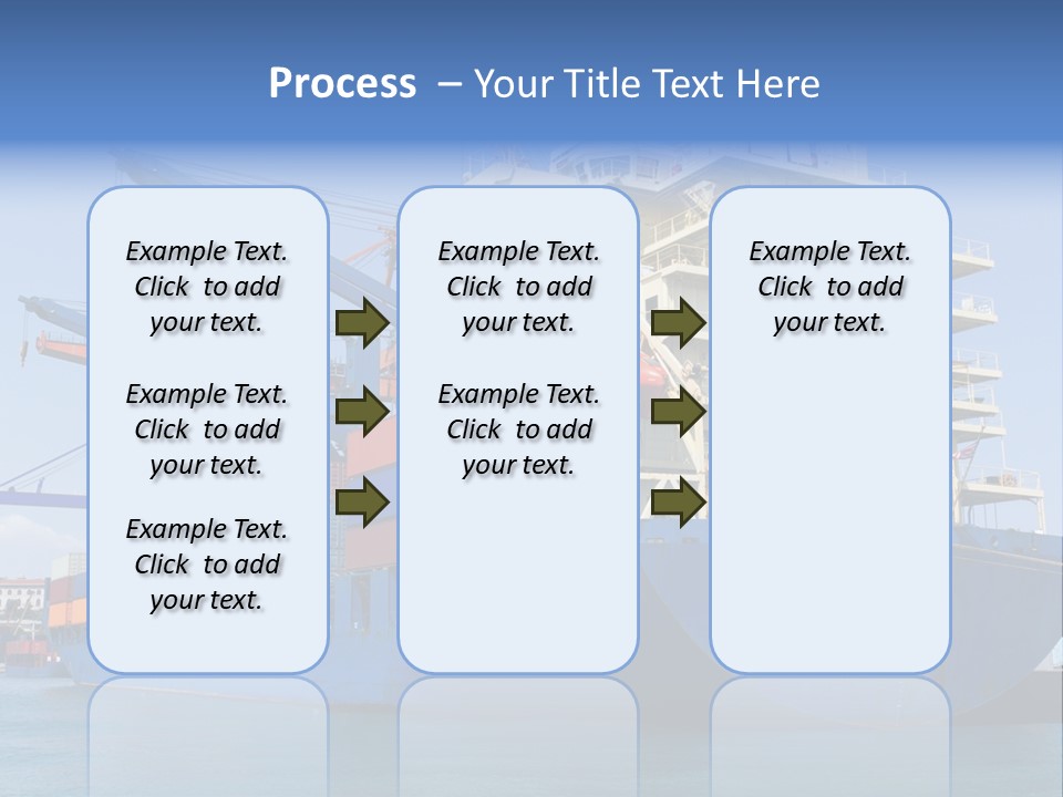 Industry Freight Freighter PowerPoint Template