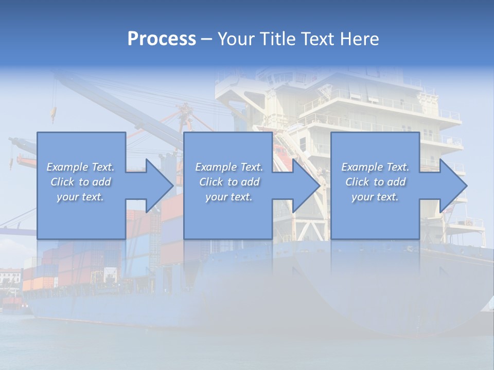 Industry Freight Freighter PowerPoint Template