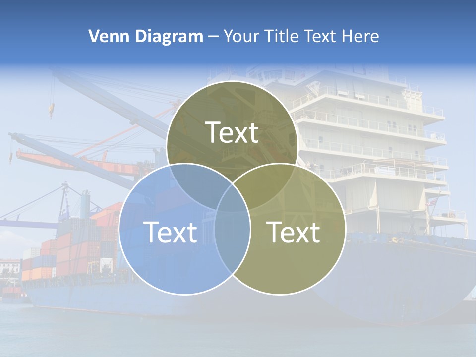 Industry Freight Freighter PowerPoint Template