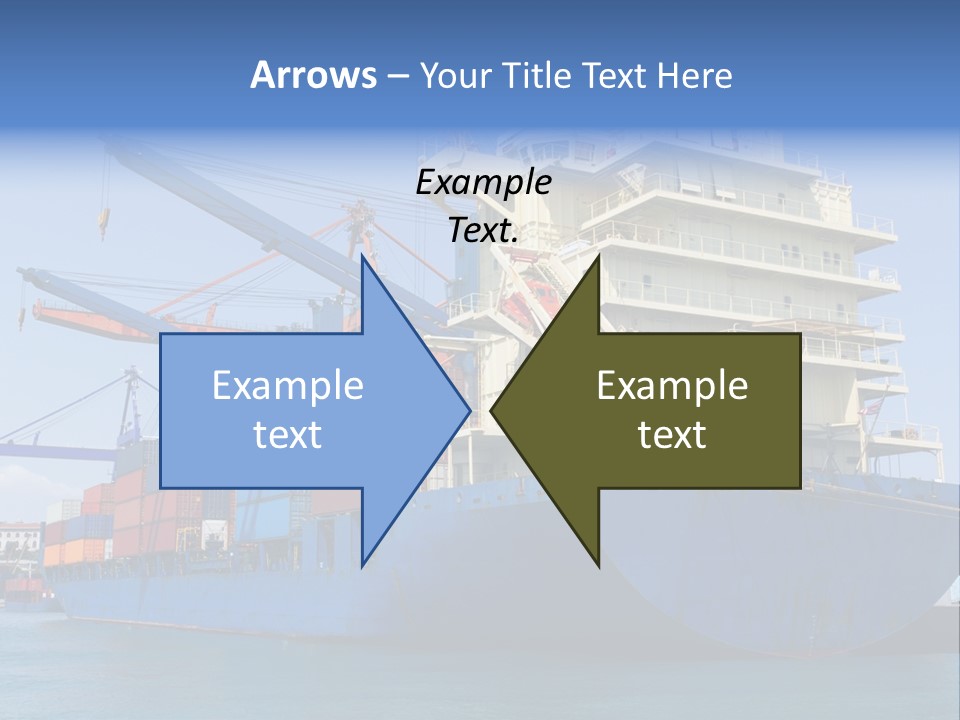 Industry Freight Freighter PowerPoint Template