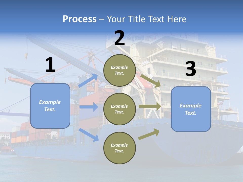 Industry Freight Freighter PowerPoint Template