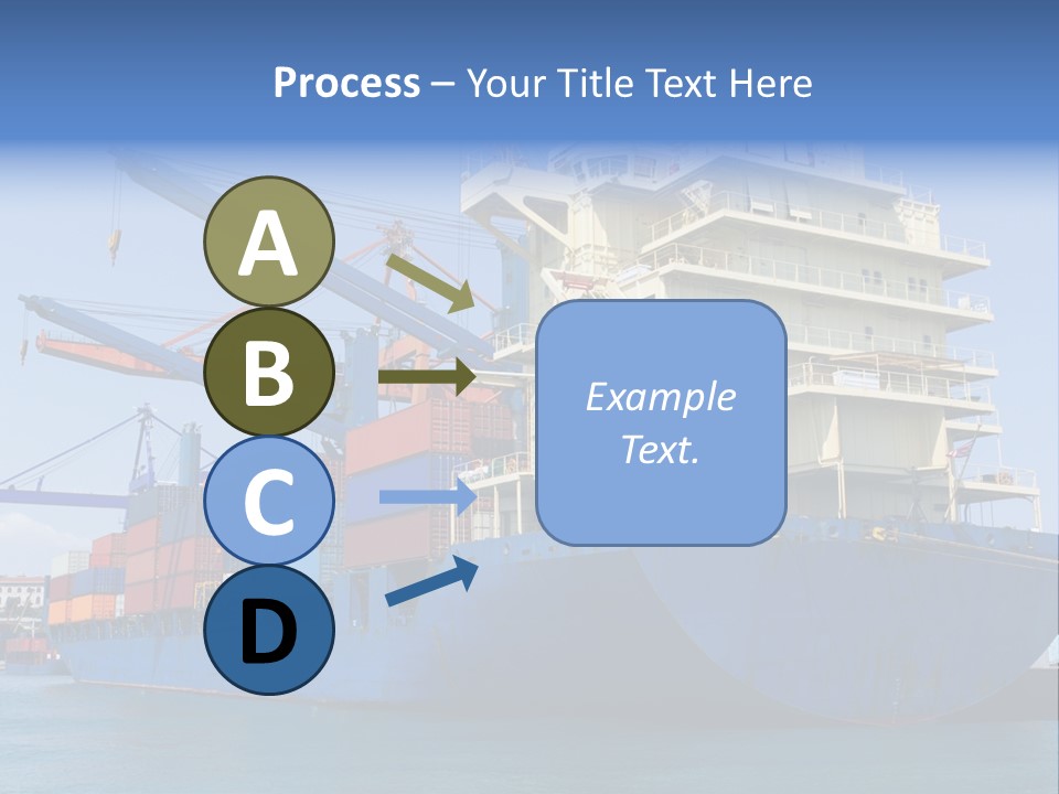 Industry Freight Freighter PowerPoint Template