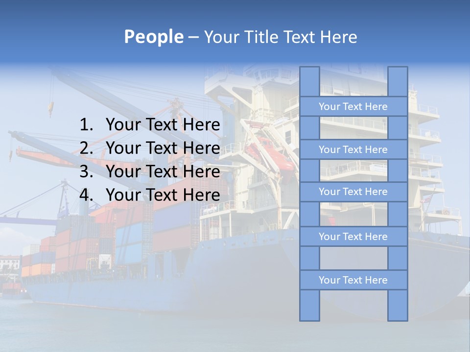 Industry Freight Freighter PowerPoint Template