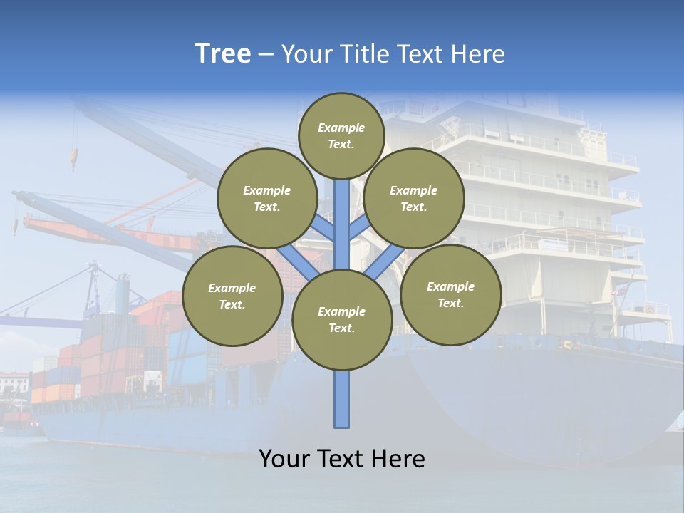 Industry Freight Freighter PowerPoint Template