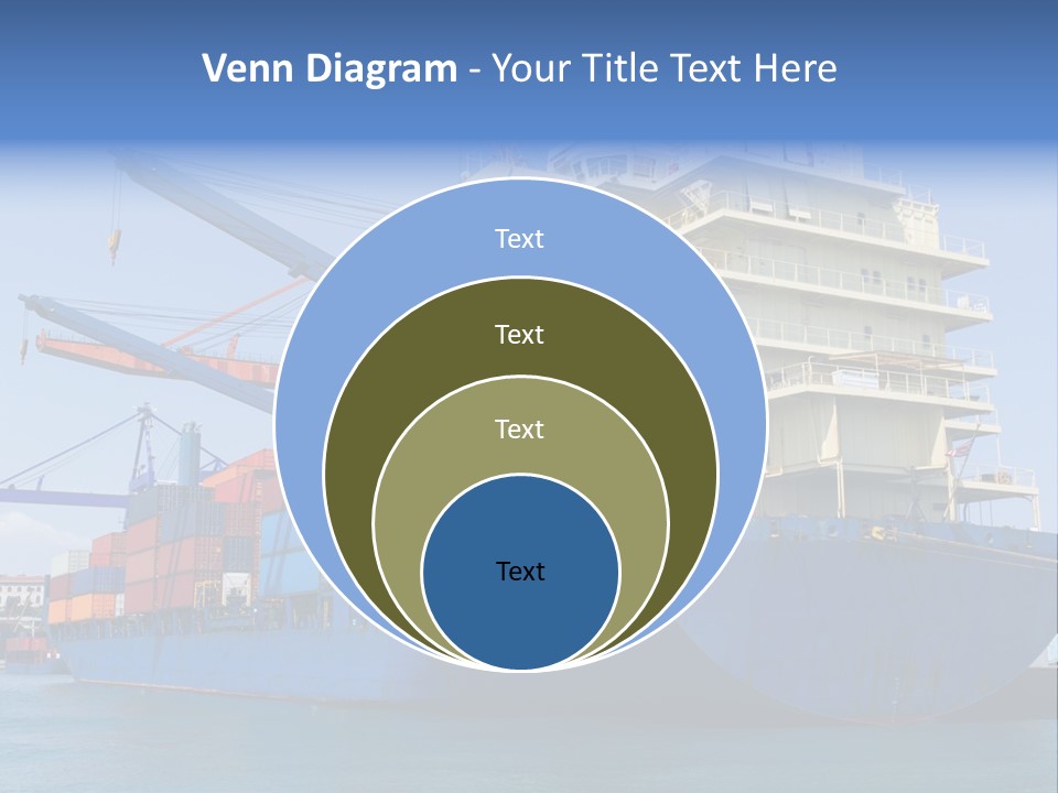 Industry Freight Freighter PowerPoint Template