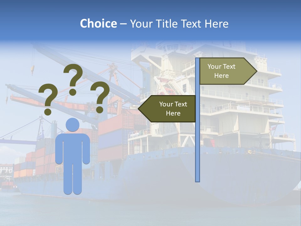 Industry Freight Freighter PowerPoint Template
