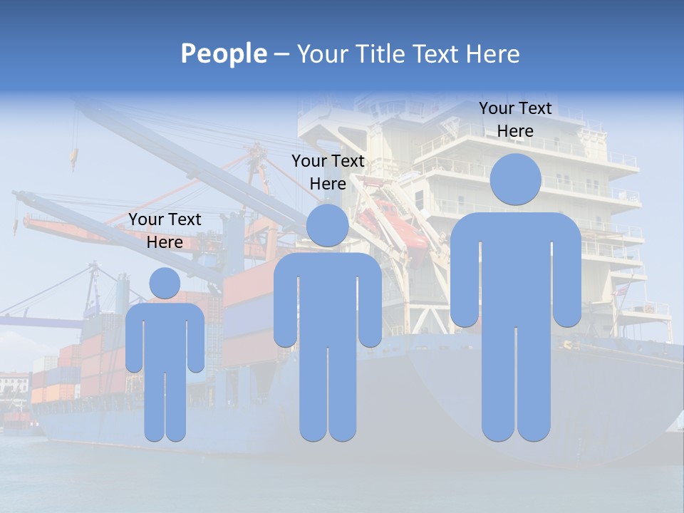 Industry Freight Freighter PowerPoint Template