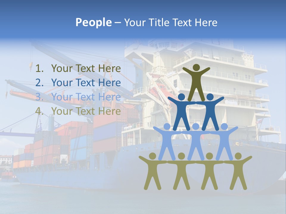 Industry Freight Freighter PowerPoint Template