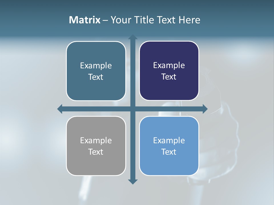 Person Hand Spooky PowerPoint Template