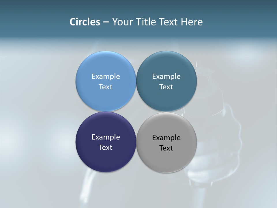 Person Hand Spooky PowerPoint Template