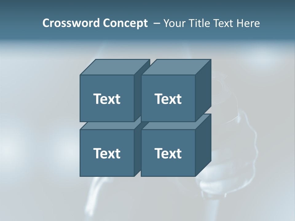 Person Hand Spooky PowerPoint Template