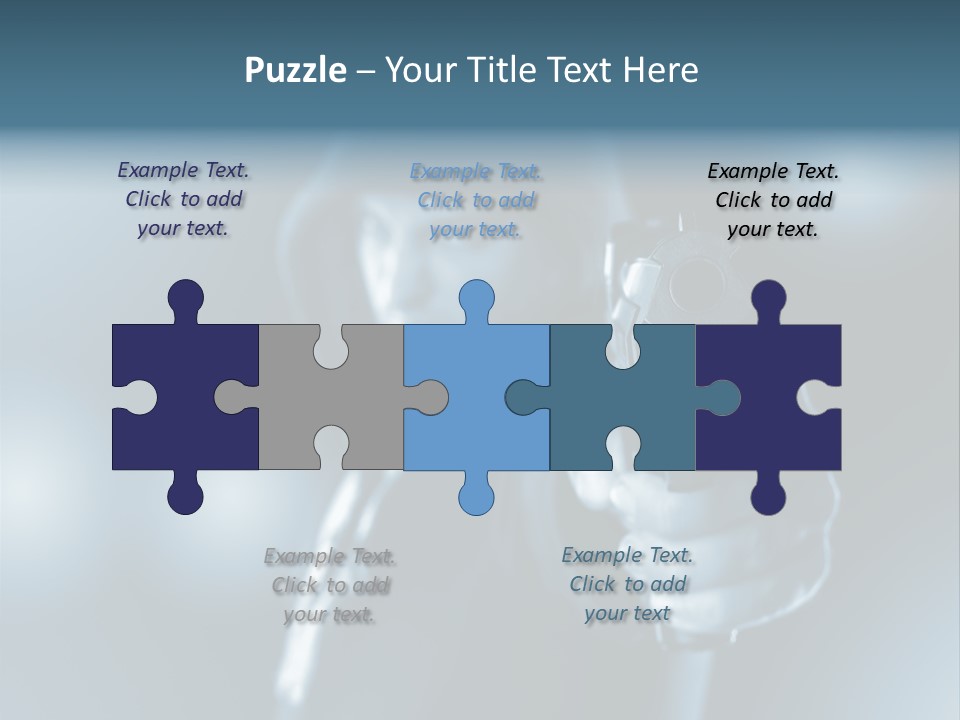 Person Hand Spooky PowerPoint Template